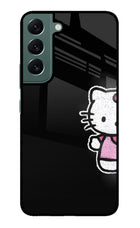 Kitty Charm Samsung S22 Glass Case