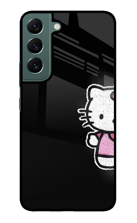 Kitty Charm Samsung S22 Glass Case