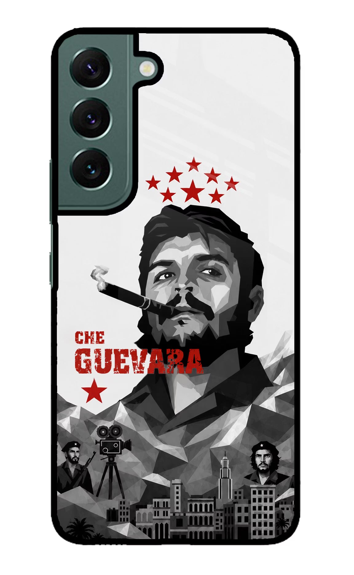 Che Guevara Iconic Samsung S22 Glass Case