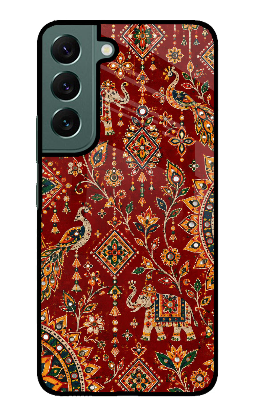 Laal Riwaaz Samsung S22 Back Cover, Glass case