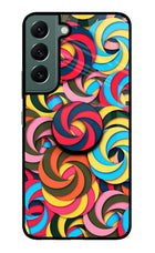Spiral Pattern Samsung S22 Glass Case