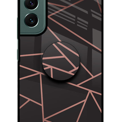 Geometric Pattern Samsung S22 Glass Case
