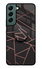 Geometric Pattern Samsung S22 Glass Case
