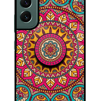 Mandala Samsung S22 Glass Case