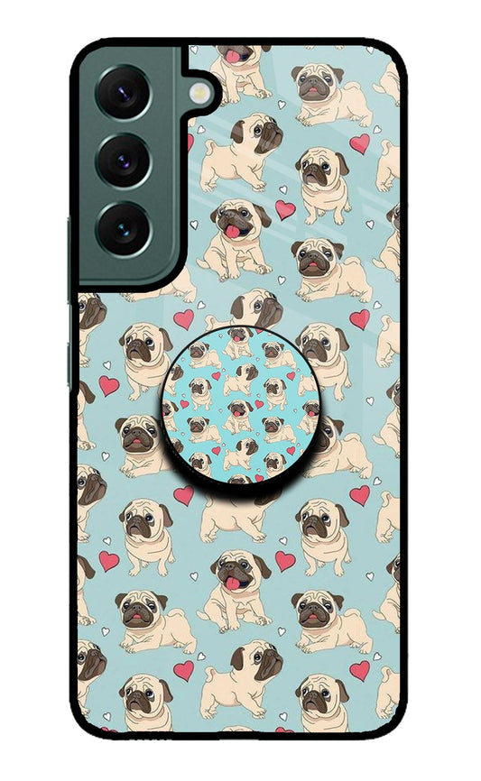 Pug Dog Samsung S22 Glass Case