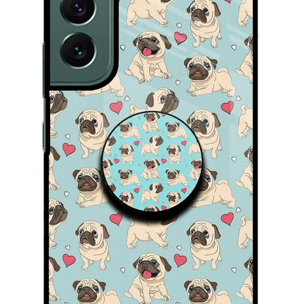 Pug Dog Samsung S22 Glass Case