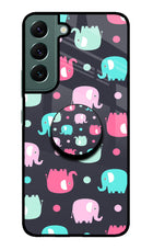 Baby Elephants Samsung S22 Glass Case