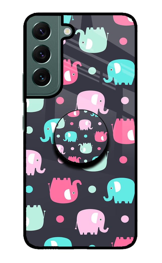 Baby Elephants Samsung S22 Glass Case