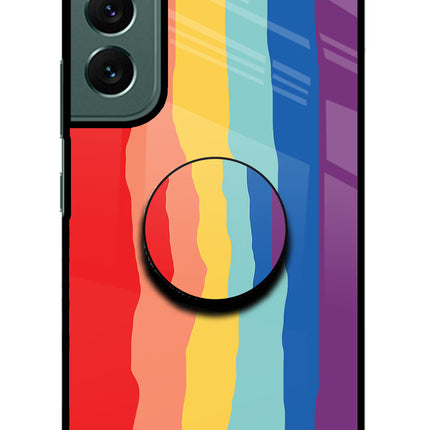 Rainbow Samsung S22 Glass Case