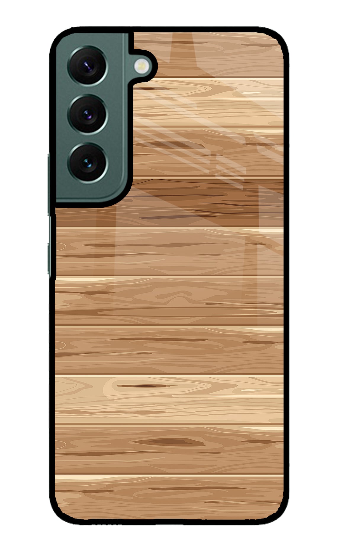 Wooden Vector Samsung S22 Plus Back Cover