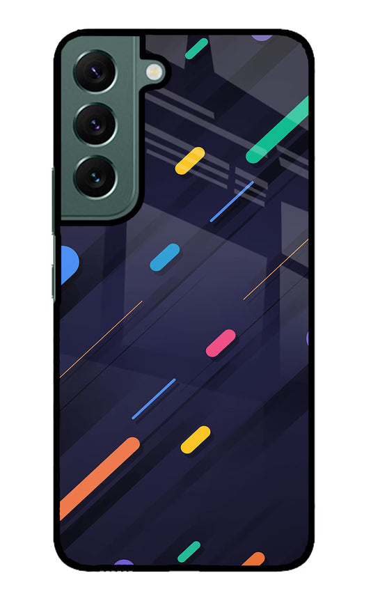 Abstract Design Samsung S22 Plus Glass Case