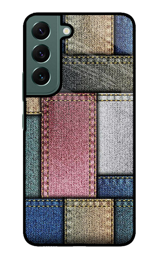 Multicolor Jeans Samsung S22 Plus Glass Case