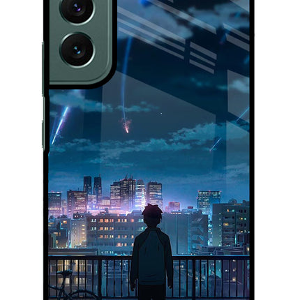 Anime Samsung S22 Plus Glass Case Back Cover by Casekaro
