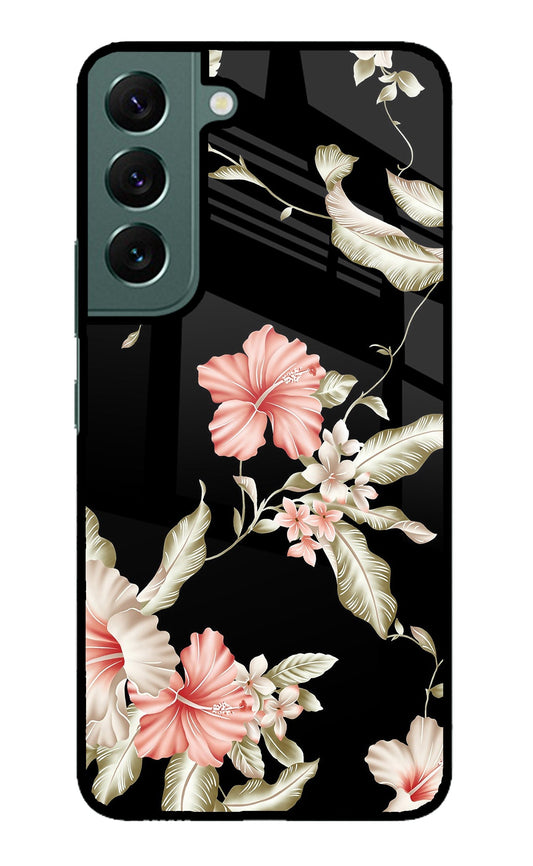 Flowers Samsung S22 Plus Glass Case
