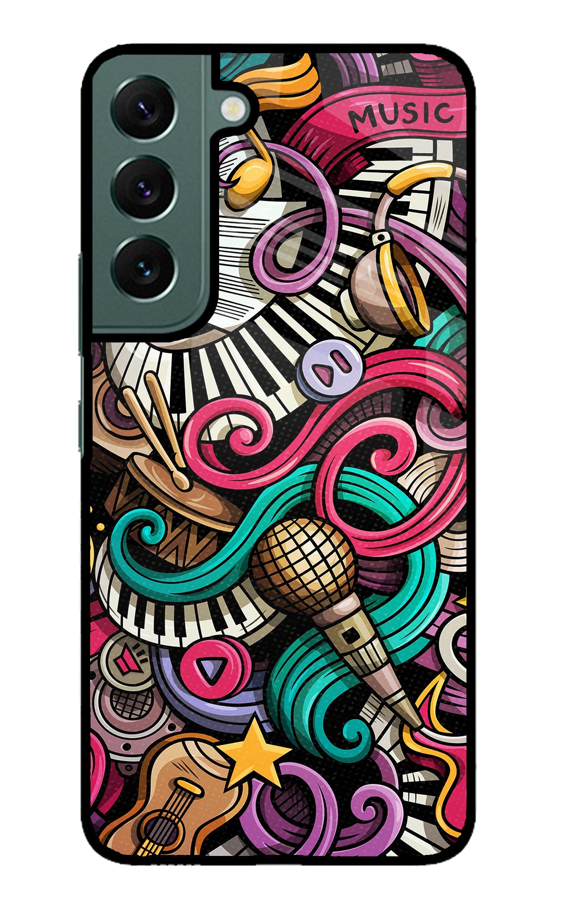 Music Abstract Samsung S22 Plus Back Cover