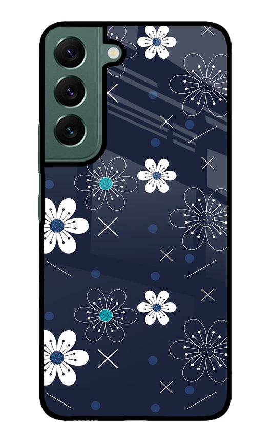Flowers Samsung S22 Plus Glass Case