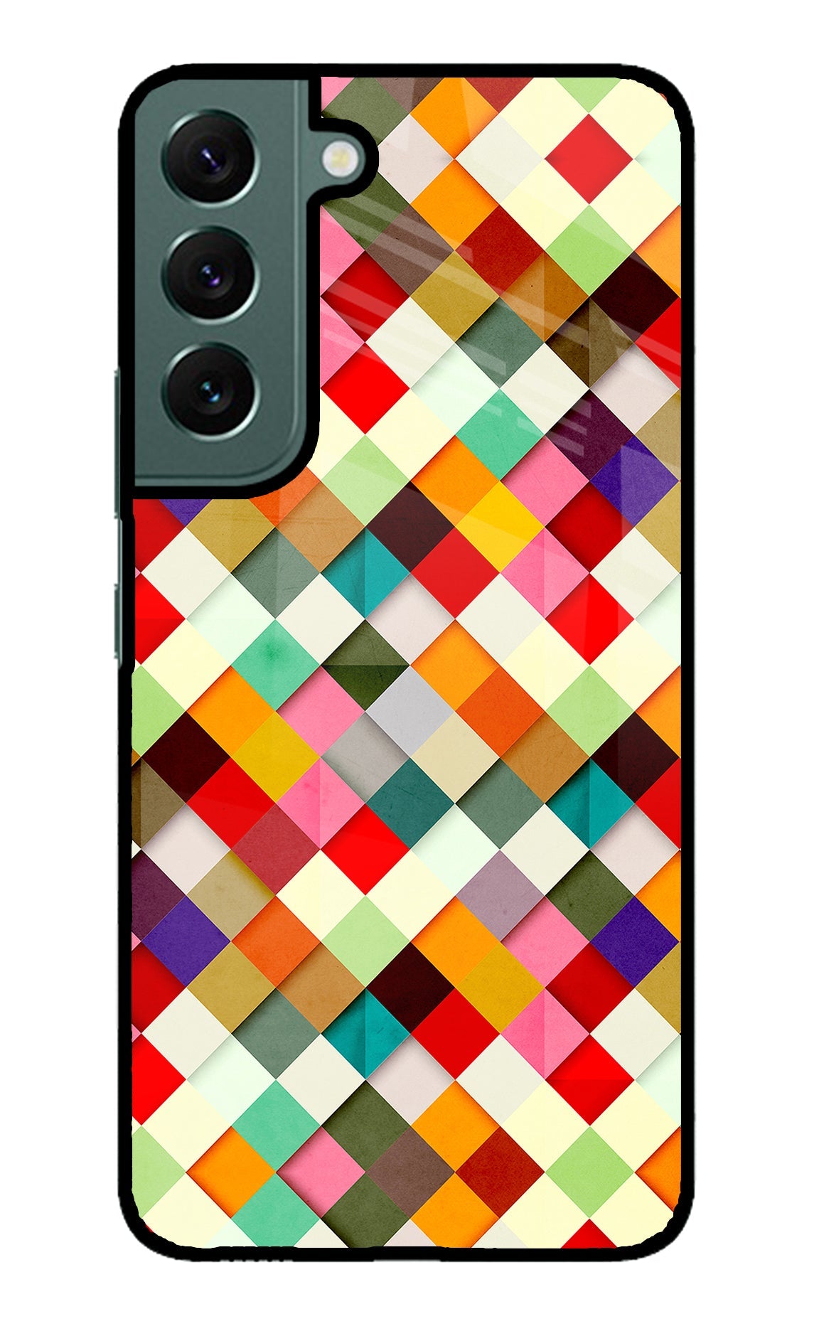 Geometric Abstract Colorful Samsung S22 Plus Back Cover