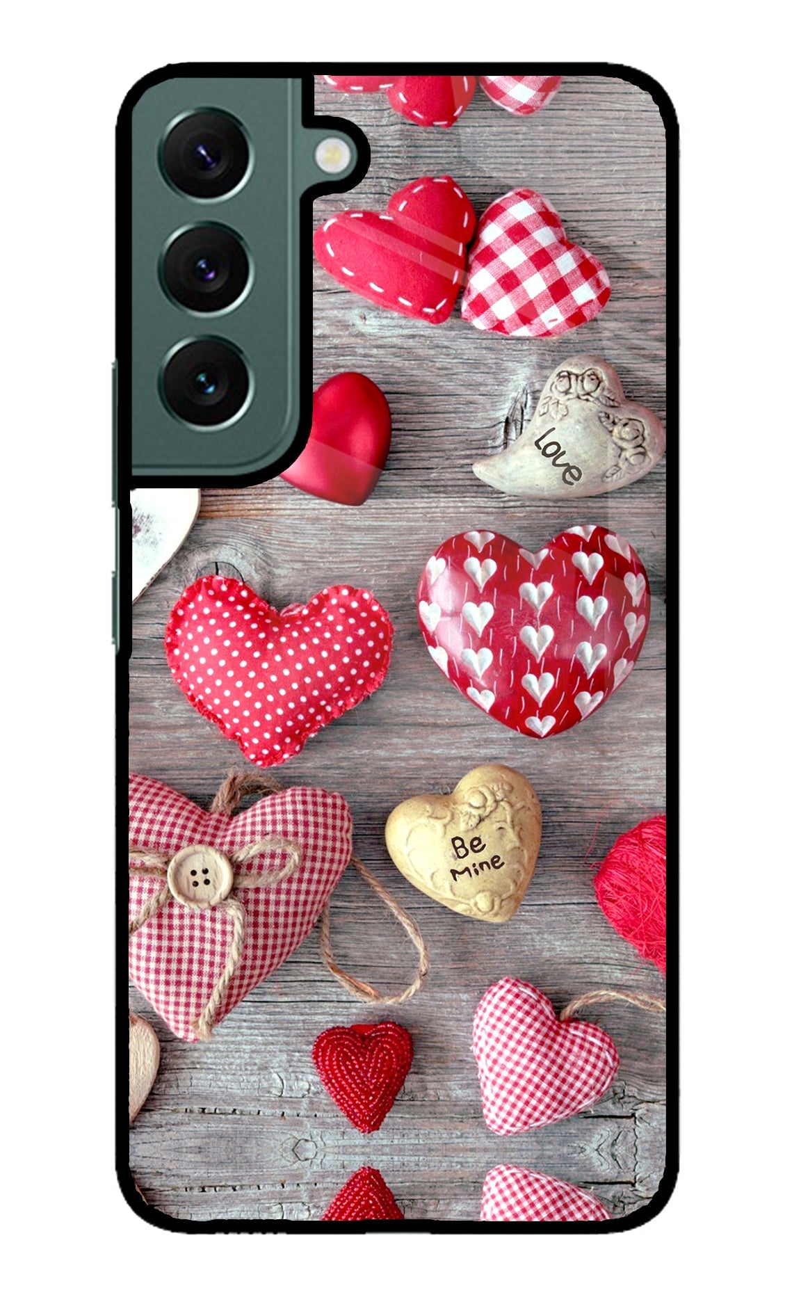 Love Wallpaper Samsung S22 Plus Glass Case