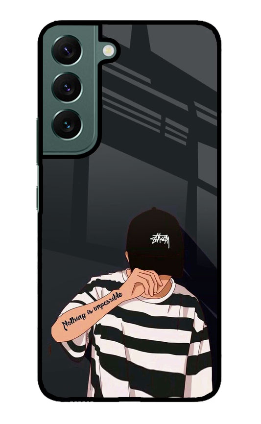 Aesthetic Boy Samsung S22 Plus Glass Case