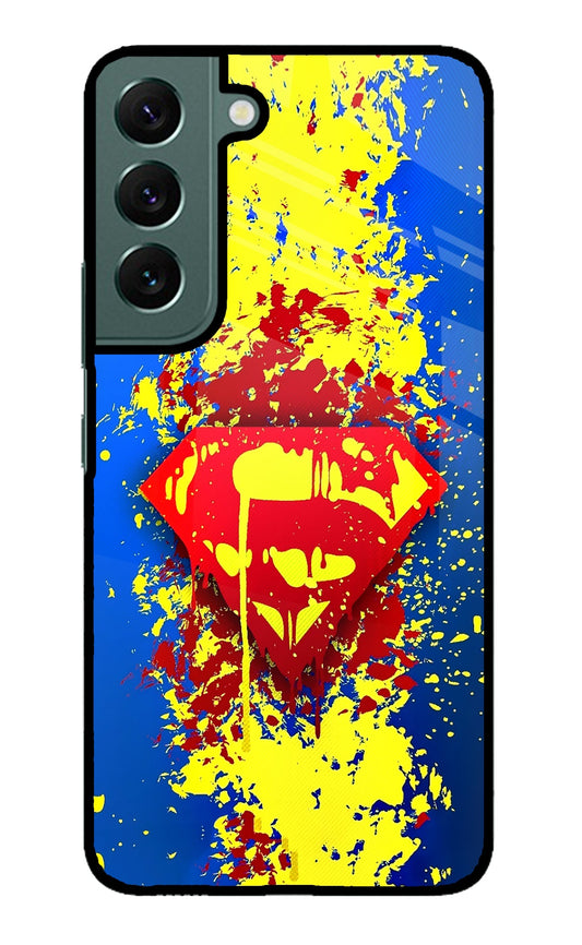 Superman logo Samsung S22 Plus Glass Case