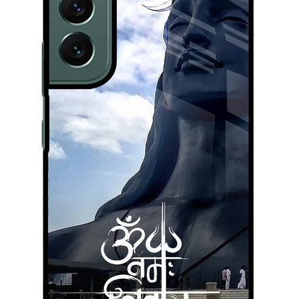 Om Namah Shivay Samsung S22 Plus Glass Case Back Cover by Casekaro