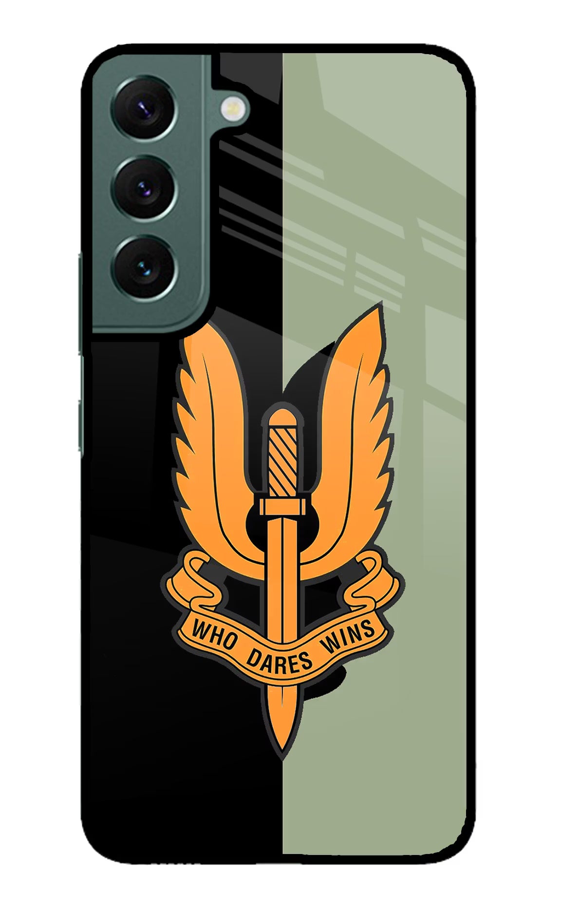 Balidan Logo Samsung S22 Plus Glass Case Back Cover by Casekaro