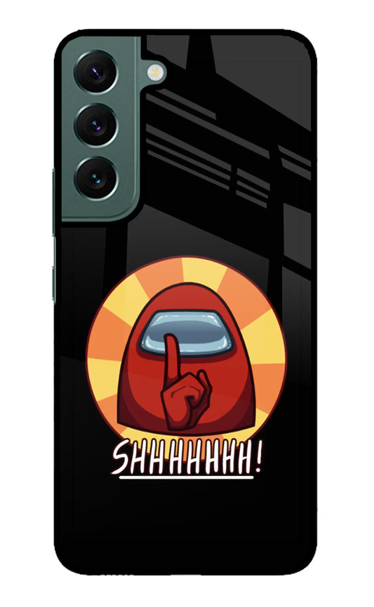 Among Us Shhh! Samsung S22 Plus Glass Case