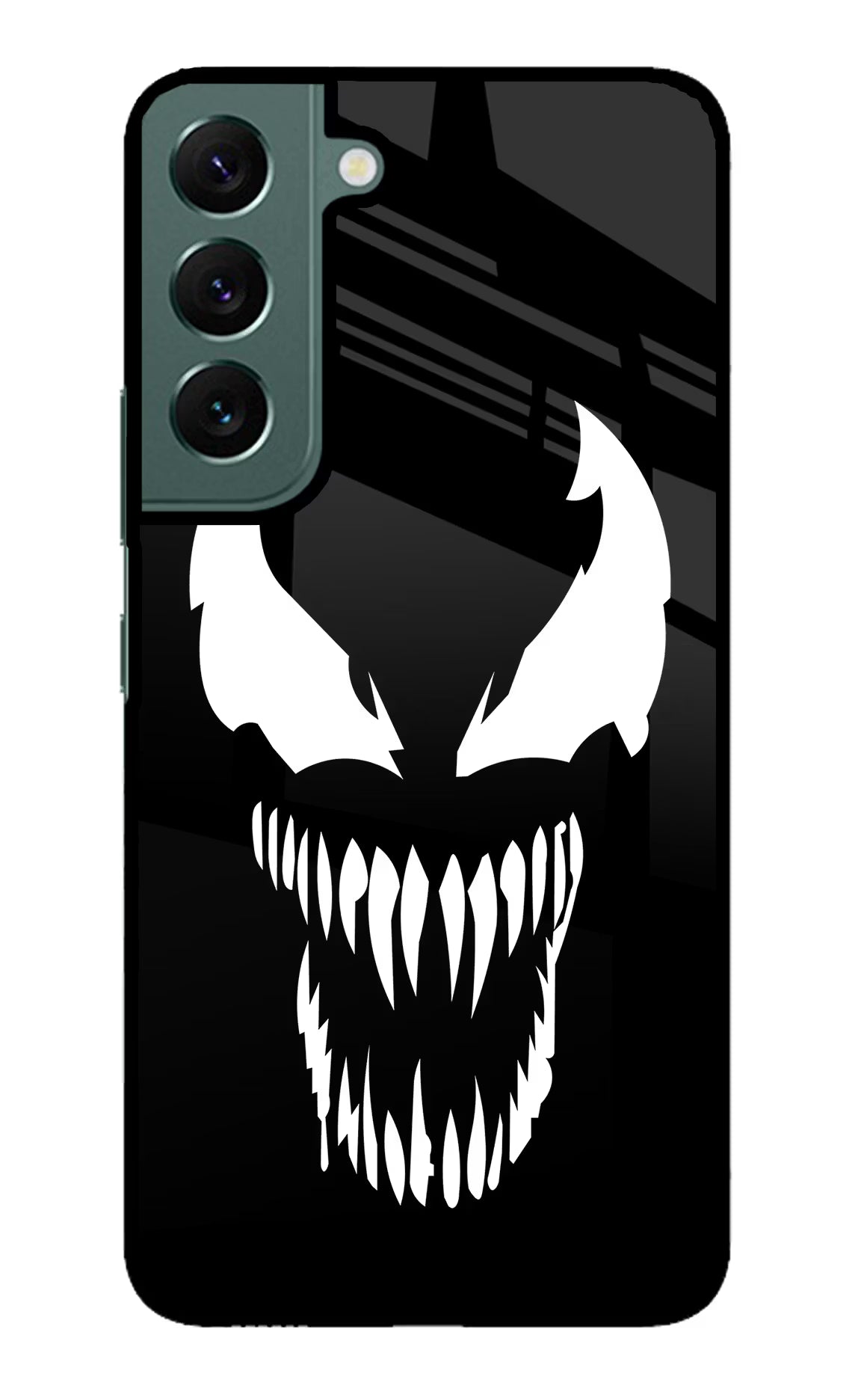 Venom Samsung S22 Plus Glass Case Back Cover by Casekaro
