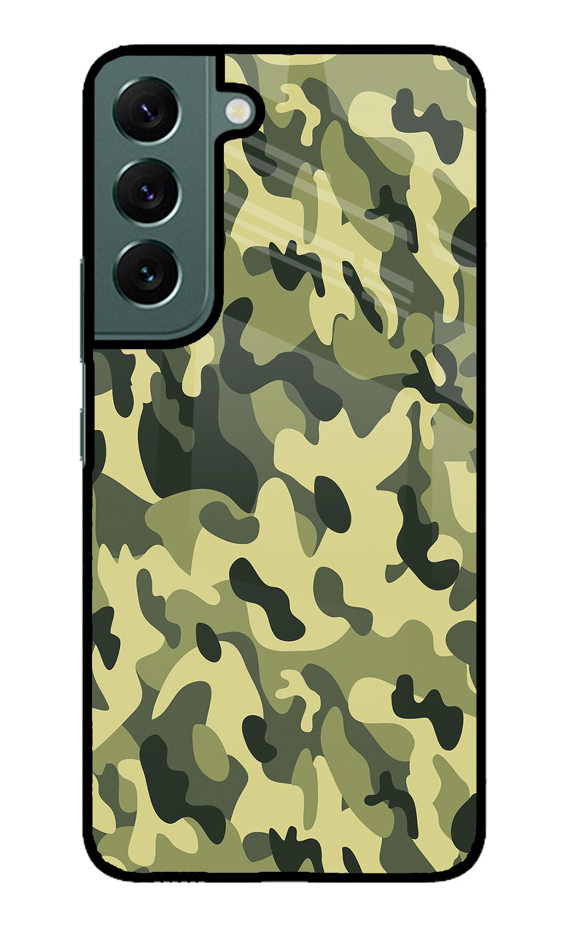 Camouflage Samsung S22 Plus Back Cover