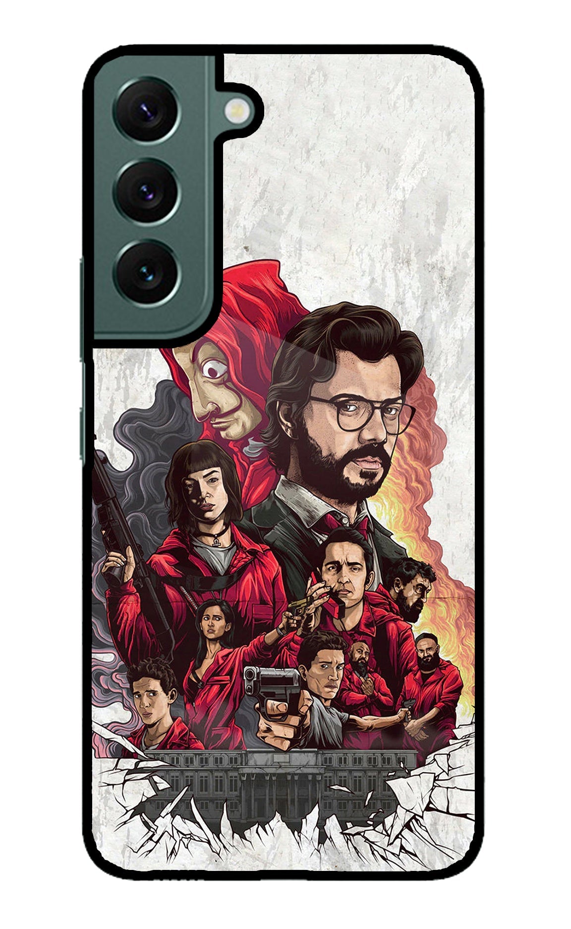 Money Heist Artwork Samsung S22 Plus Back Cover