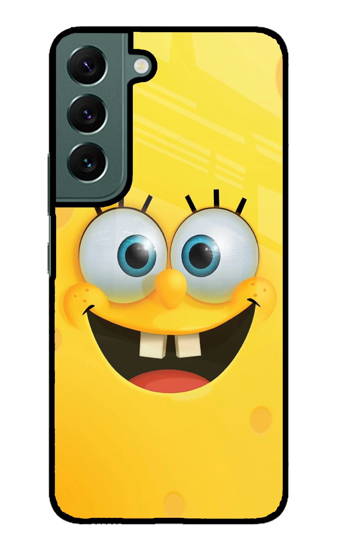 Sponge 1 Samsung S22 Plus Glass Case Back Cover by Casekaro