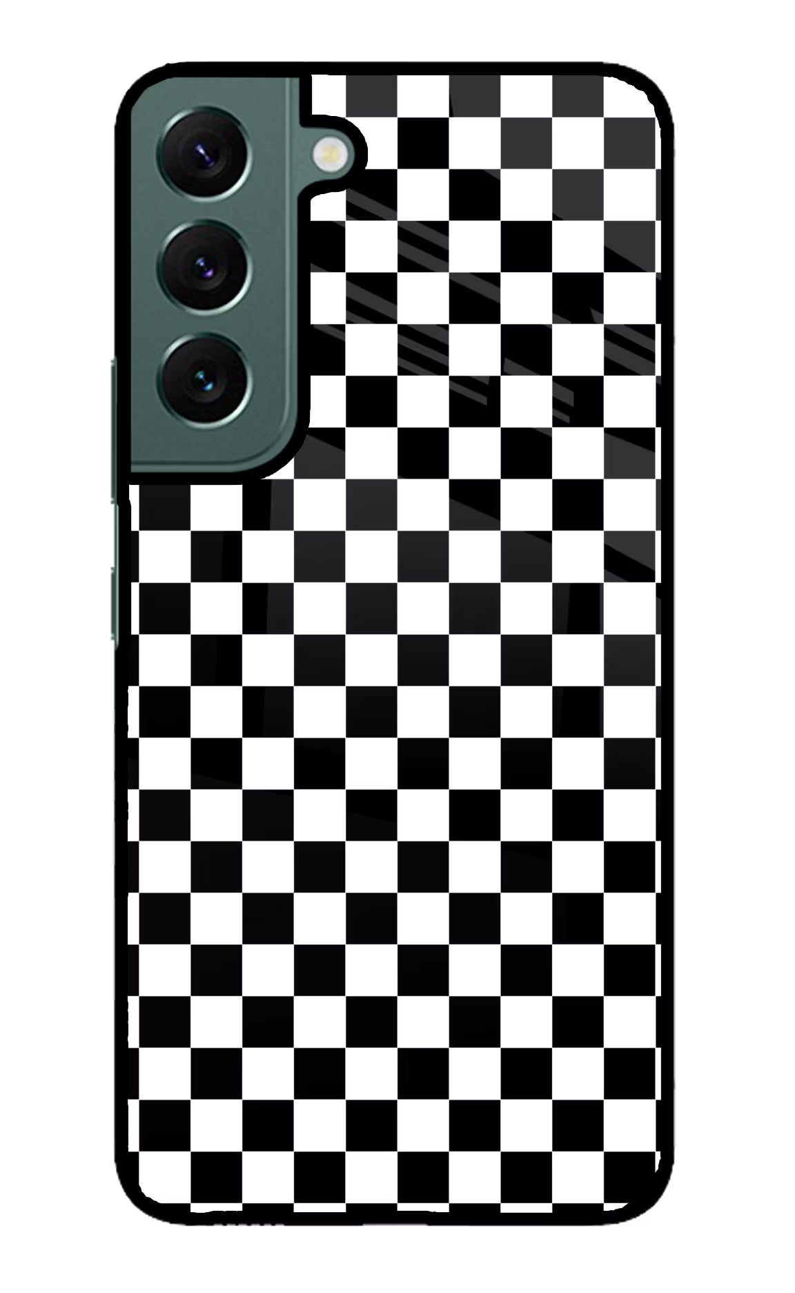 Chess Board Samsung S22 Plus Glass Case Back Cover by Casekaro