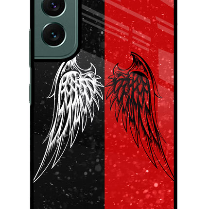 Wings Samsung S22 Plus Glass Case