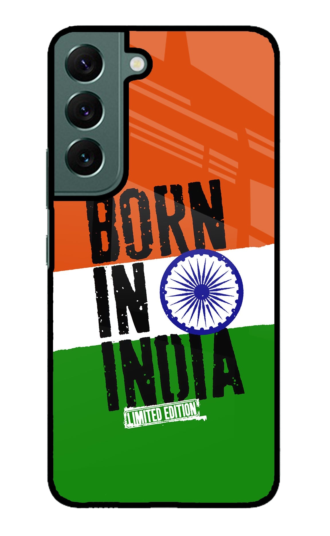 Born in India Samsung S22 Plus Glass Case