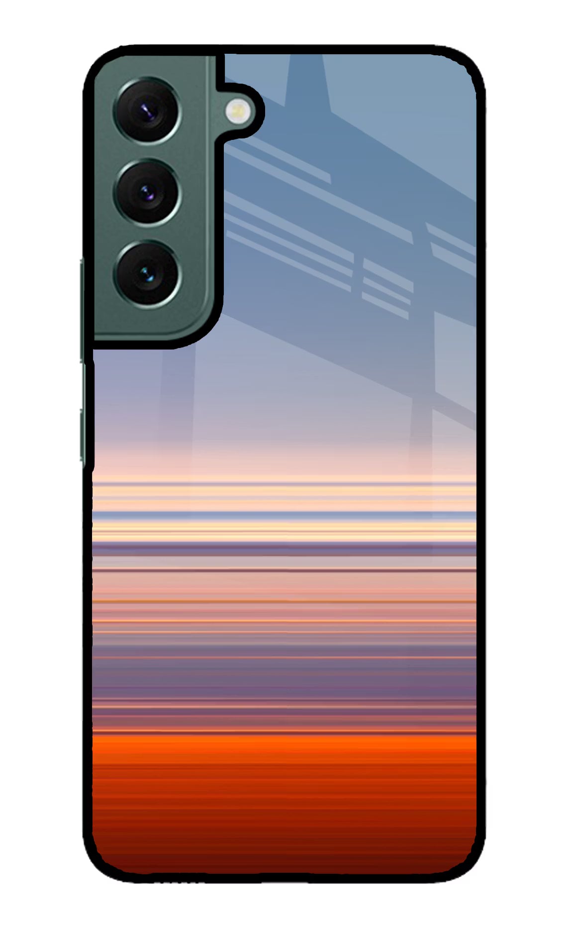 Morning Colors Samsung S22 Plus Glass Case Back Cover by Casekaro