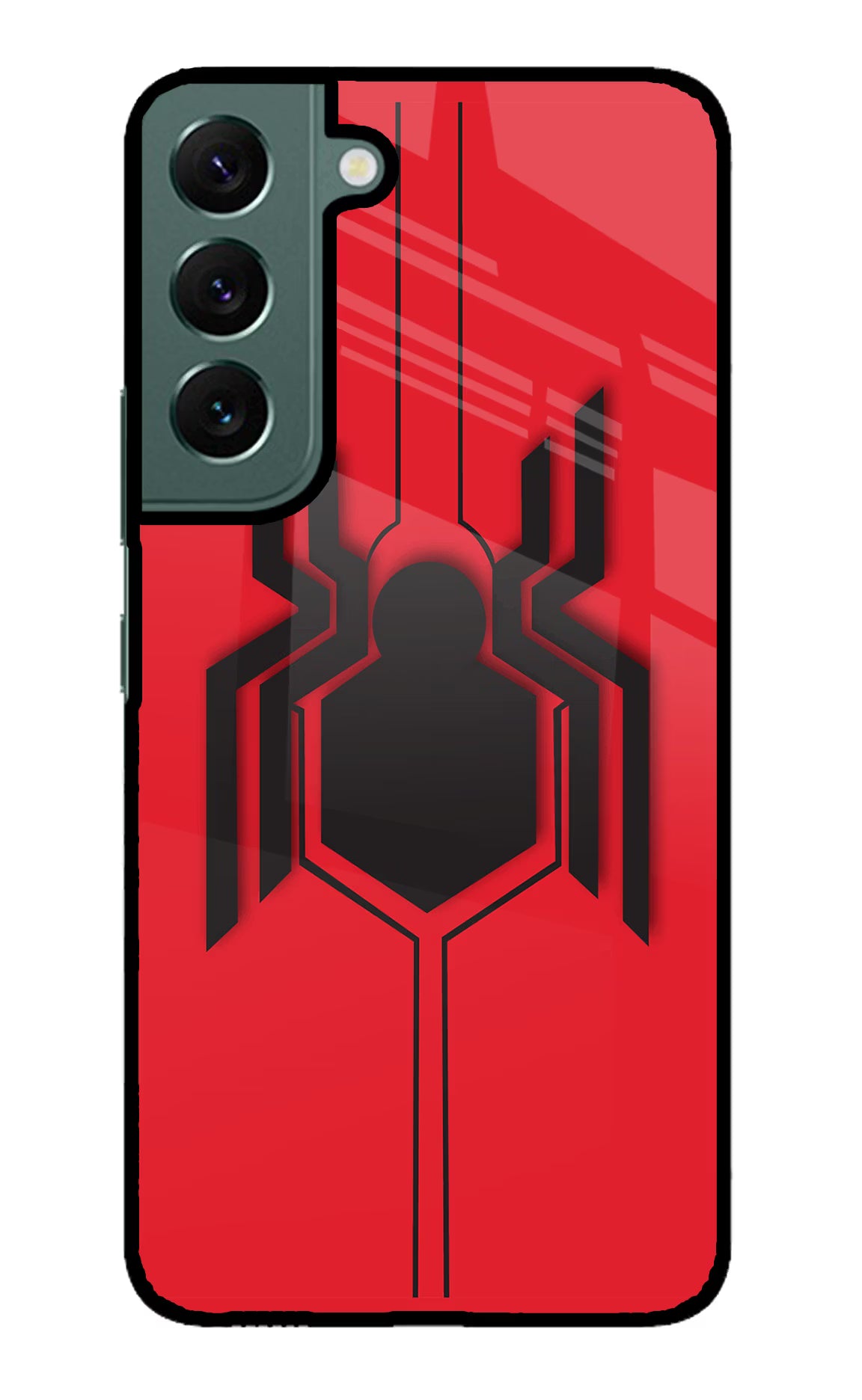Spider Samsung S22 Plus Glass Case Back Cover by Casekaro
