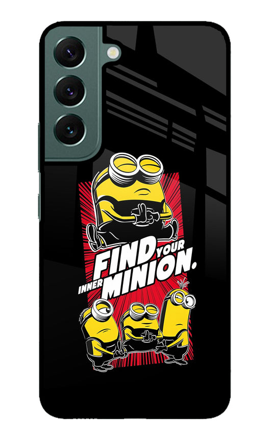 Find your inner Minion Samsung S22 Plus Glass Case