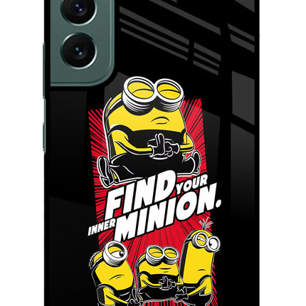 Find your inner Minion Samsung S22 Plus Glass Case