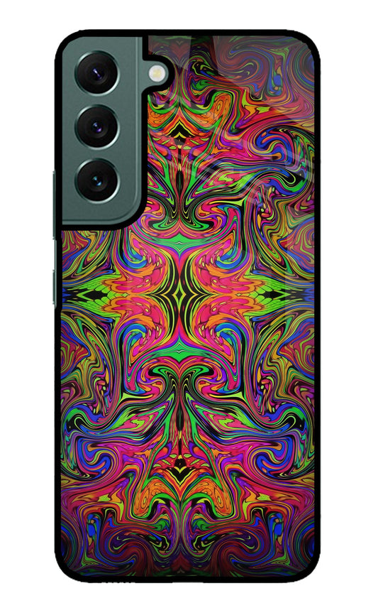 Psychedelic Art Samsung S22 Plus Glass Case