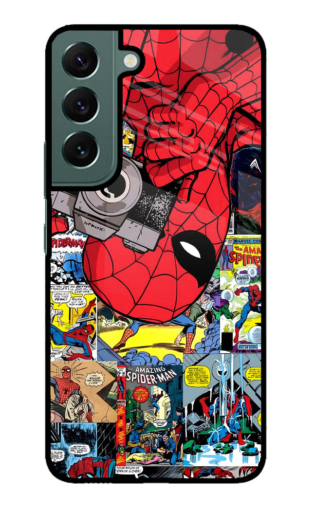 Spider Man Samsung S22 Plus Glass Case