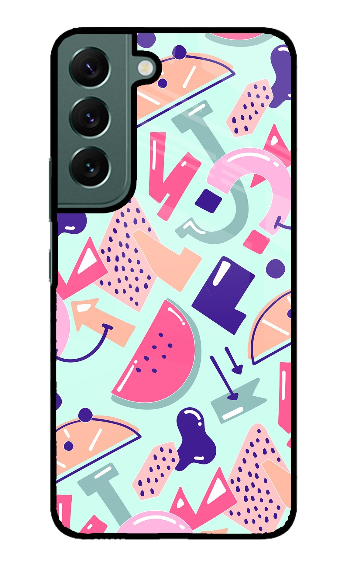 Doodle Pattern Samsung S22 Plus Back Cover