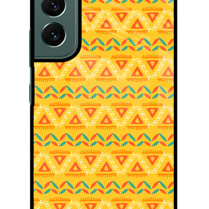 Tribal Pattern Samsung S22 Plus Glass Case