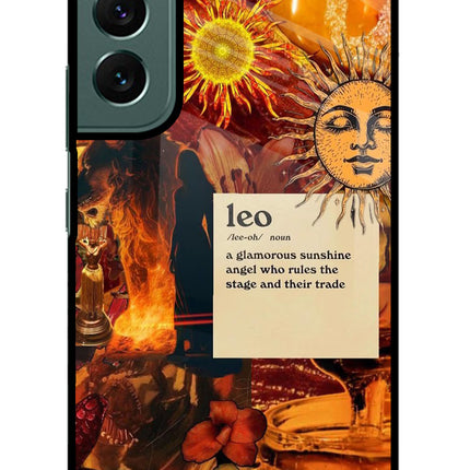 Leo Zodiac Samsung S22 Plus Glass Case