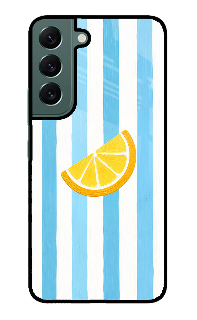 Summer Lemon Samsung S22 Plus Glass Case