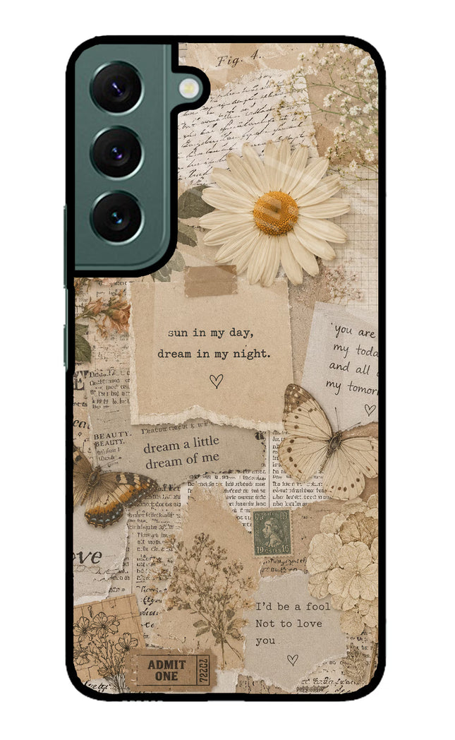 Vintage case Samsung S22 Plus Glass Case