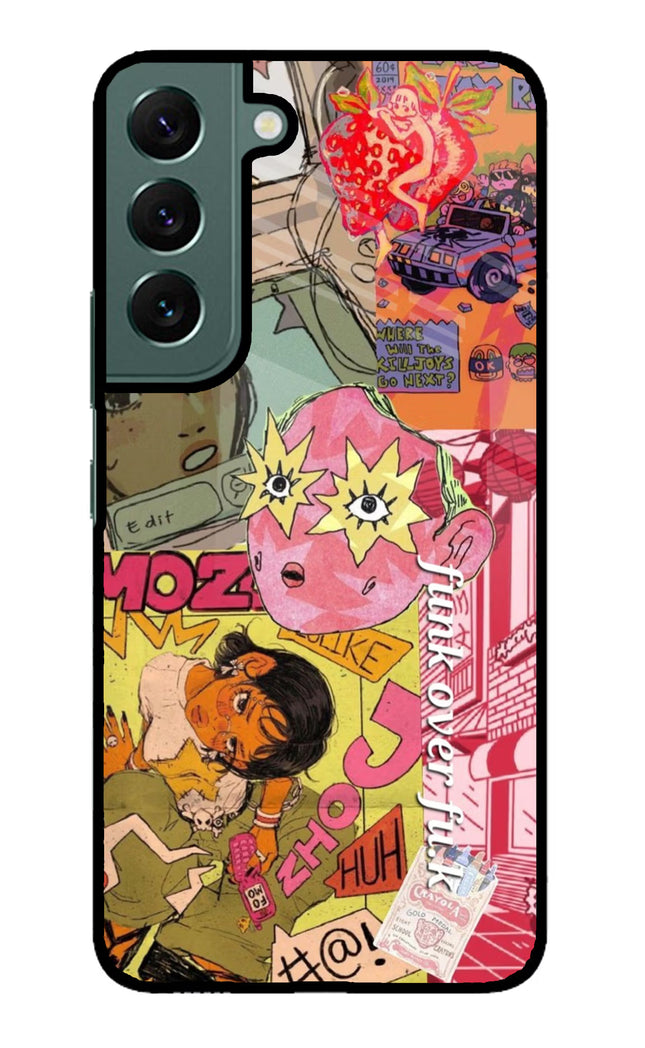 Funkover Samsung S22 Plus Glass Case