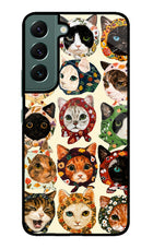 Cool Cat Samsung S22 Plus Glass Case