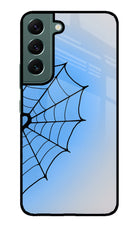 Blue Web Samsung S22 Plus Glass Case