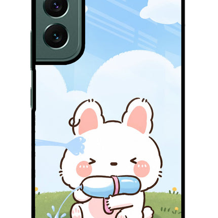 Bunny Treat Samsung S22 Plus Glass Case
