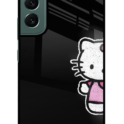 Kitty Charm Samsung S22 Plus Glass Case
